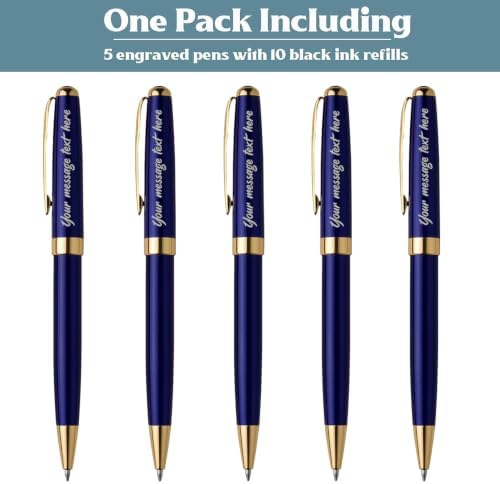Ancolo Personalized Luxury Ballpoint Pens - for Friends Business Office