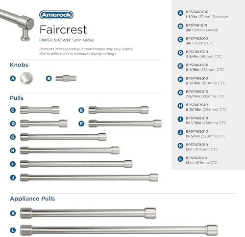 Amerock 8-13/16" Faircrest Satin Nickel Drawer Pull