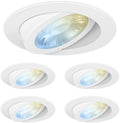 Feit Electric 6in LED Canless Directional Recessed Downlight, 65W Eq, 5CCT