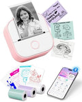 Memoking Sticker Printer, T02 Portable Mini Printer Gifts for Teen Girls