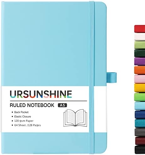 Ruled Notebook/Journal - Classic Lined Journal/Notebook, 5.3" x 8.26"