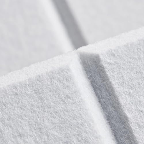 12pcs White Polyester Fiber Bulletin Boards with Soundproof and Self-Adhesive Features, Modern Aesthetic Pin Boards for Walls, for Commercial Spaces and Offices
