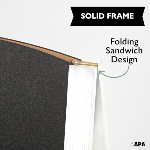 Ilyapa A Frame Chalk Board Easel Sign 20x30 in - Sandwich Signs Outdoor
