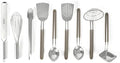 Martha Stewart 9-Piece Stainless Steel Kitchen Gadget & Tool Set – Prep and Serve Utensils, Durable & Rust-Resistant, Dishwasher Safe Cooking Accessories
