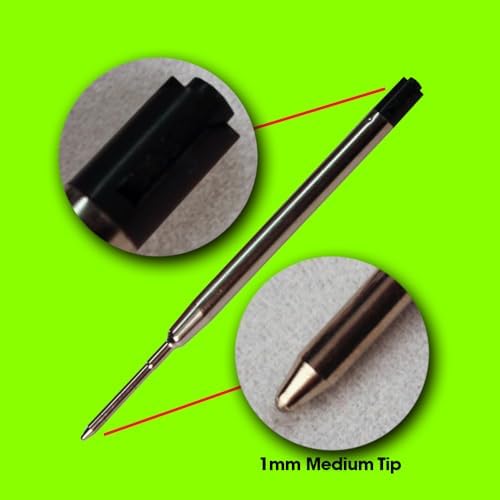 Replacement for Parker 1950369 - G2 Ballpoint Pen Refill - 48 Black