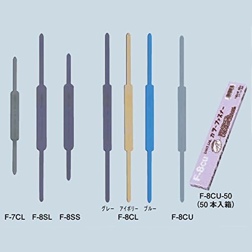 Lihit Lab F8SL-50 Paper Fasteners, Pack of 50, Gray