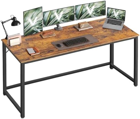 VASAGLE Computer Desk, Steel Frame Gaming Desk for Home Office, 63 Inch