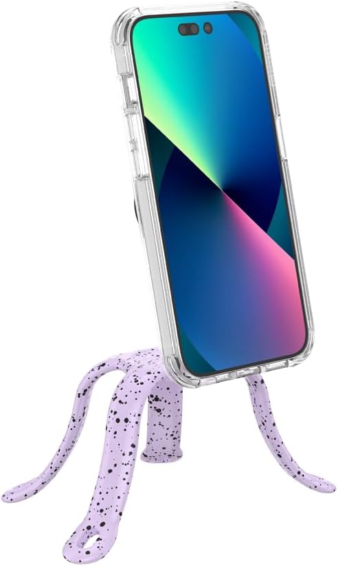 PopSockets Flexible Phone Mount & Stand- Sugar Plum Speckle | Flex Mount & Tripod, Content Creators, Hands-Free, Purple, Aura, Electronic Accessories, For iPad/Kindle/iPhone/Android