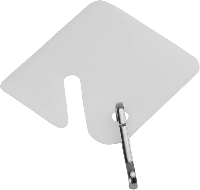 Barska Multi-Purpose Key Tags with Write-On Labels & Ring Holders - 50 White Tags