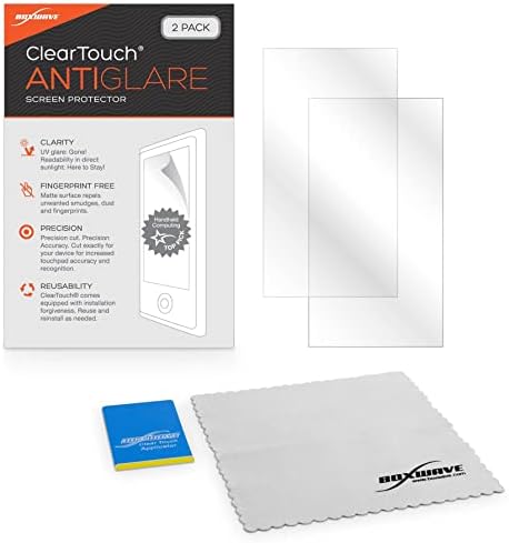 BoxWave Screen Protector Compatible with YYTFY LCD Writing Tablet (12 in) - ClearTouch Anti-Glare (2-Pack), Anti-Fingerprint Matte Film Skin