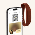 Blinq NFC Digital Business Card - Wristband - Tap to Share (Red)