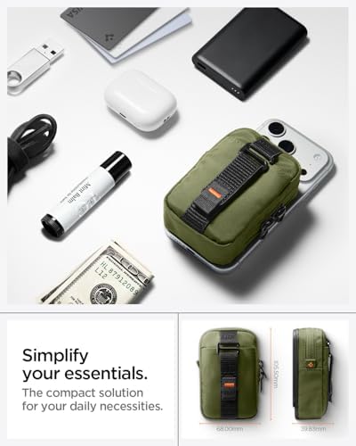 Spigen for MagSafe Wallet Magnetic Pouch Organizer, Tintap Zip MagFit