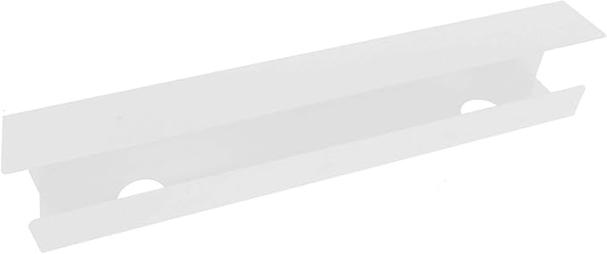 Progressive Automations Under Desk Cable Tray Organizer. Standing Desk Accessory. Desk Mounted Tray - White