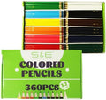 S & E TEACHER'S EDITION Colored Pencils, 360Pcs