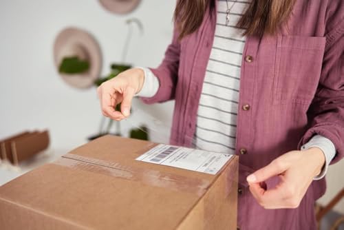 Duck HD Clear Packing Tape Refills - 4 Rolls of Heavy Duty Shipping and Moving Packing Tape - Clear Strong Packaging Tape for Boxes, Packing and Moving Supplies - 1.88 In. x 54.6 Yards (240378)