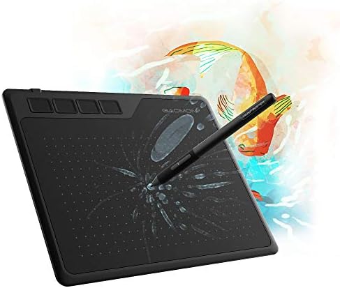 GAOMON S620 Graphics Drawing Tablet, 6.5x4, 8192 Pressure & 4 Hot Keys