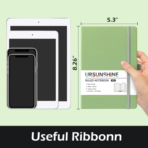 Ruled Notebook/Journal - Classic Lined Journal/Notebook, 5.3'' x 8.26''
