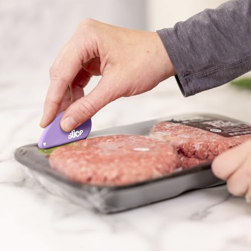 Slice Micro Safety Cutter | Safe Ceramic Box Cutter Lasting 11x Longer than Metal | Keychain Box Opener | 1 Pack | Lavender