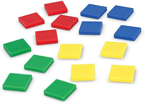Learning Resources Square Color Tiles, Set of 400