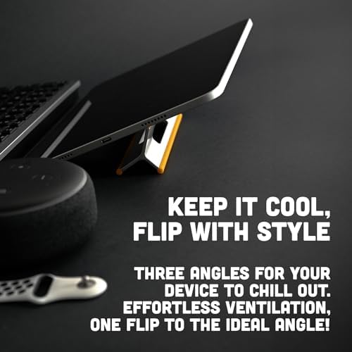Steepy Portable Laptop Stand for Desk Adjustable Height, 13-17 Inch Devices