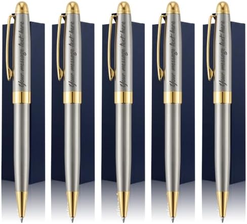 Personalized Luxury Ballpoint Pen Writing Set-Stainless Steel Gift pens