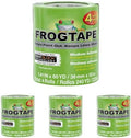 FrogTape Multi-Surface Painters Tape with PAINTBLOCK,1.5 Inch Wide (1.41 in. x 60 Yds),Medium Adhesion,Green,4 Rolls (240660),(Pack of 4)