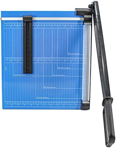 HFS(R) 12” A4 Paper Cutter Multi-Purpose Trimmer for Copper Sheet, Leather, Plastic Sheet, Iron Sheet, Non-Woven Fabric 12 Sheets 80-gram Paper Vinyl Cutter