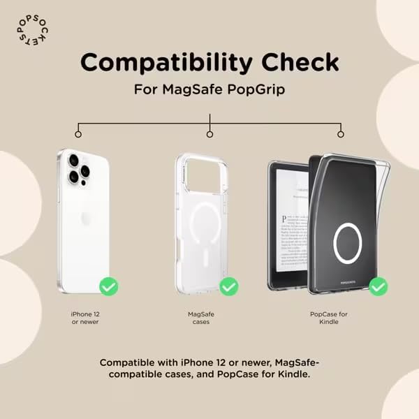 PopSockets Phone Grip for MagSafe, Magnetic Holder- Star Pikachu