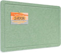 Felt Bulletin Board 24x18 inches, Decorative Pin Board for Home & Office
