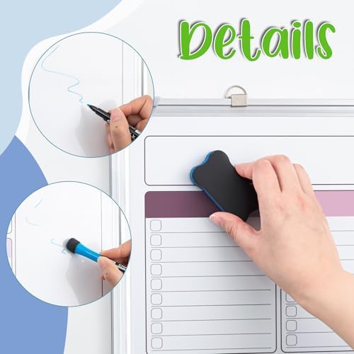 Lincia 24" x 18" Magnetic to Do List Whiteboard, Weekly Planner, Soft