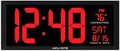 AcuRite Digital Clock, 14.5-Inch / Red