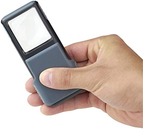 Carson MiniBrite 5x LED Lighted Slide Out Pocket Magnifying Glass