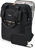LOVEVOOK 17.3 Inch Laptop Backpack for Women, Large Capacity Travel Backpack with Organizer Bag, Waterproof Carry on Backpack Work Bag with USB Port, Teacher Nurse Backpack Purse, 2PCS