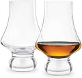 Final Touch Whiskey Tasting Glasses, Lead-Free Crystal Snifters, Set of 2