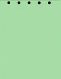 Limited Papers(TM) Writing and Copy Paper, Variation of Colors 8.5" x 11", 5 Hole Top-Punched, 20 Pound Text, 500 Sheets Per Ream. (2500, Green)
