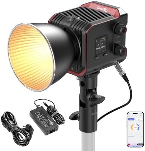 SmallRig RC 100B COB Video Light, Portable 100W Continuous Studio Light