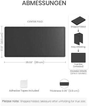 Fluxynara 35" x 17.1" Bulletin Board, Black