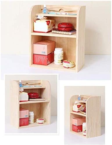Adjustable Wood Display Shelf Bookcase Office Supplies Desk Organizer Storage Rack | Birthday Gifts - Toy - Home Decor