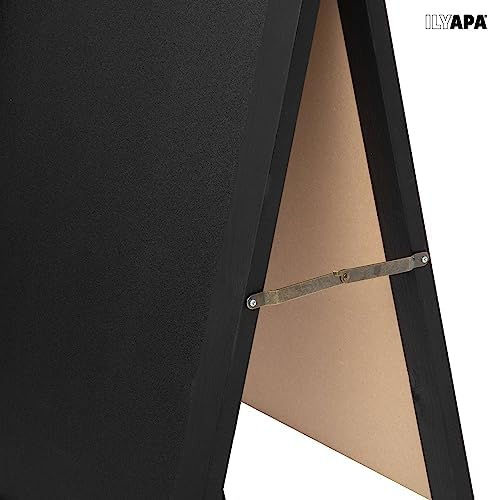 Ilyapa A Frame Chalk Board Easel Sign 20x40 in - Sandwich Signs Outdoor
