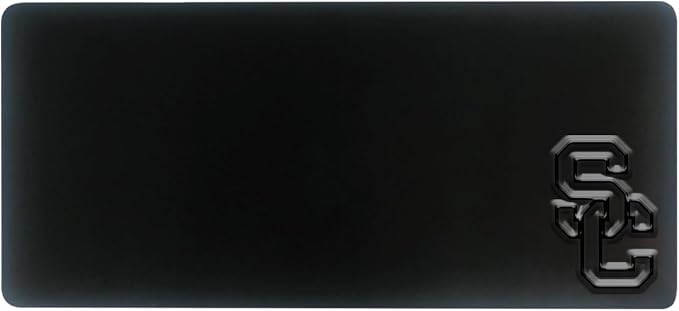 University of Southern California Alumni Desk Mat, Durable Office Supplies, Non-Slip Base, Responsive Desk Pad with Smooth Surface, Black