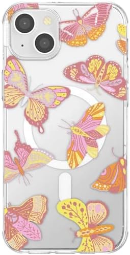 PopSockets iPhone 14 Plus Phone Case with MagSafe- Sunset Mariposa