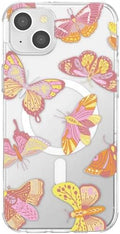 PopSockets iPhone 14 Plus Phone Case with MagSafe- Sunset Mariposa