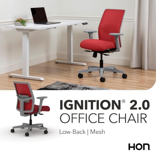 HON Ignition 2.0 Low Back Ergonomic Office Chair, Desk Chair, Bullseye