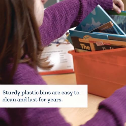 Really Good Stuff Durable Book & Binder Holders, 12-Pack, Clear