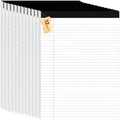 12pcs Legal Pads 8.5 x 11, Perforated White Notepad 8.5x11, 50Sheets/Pad