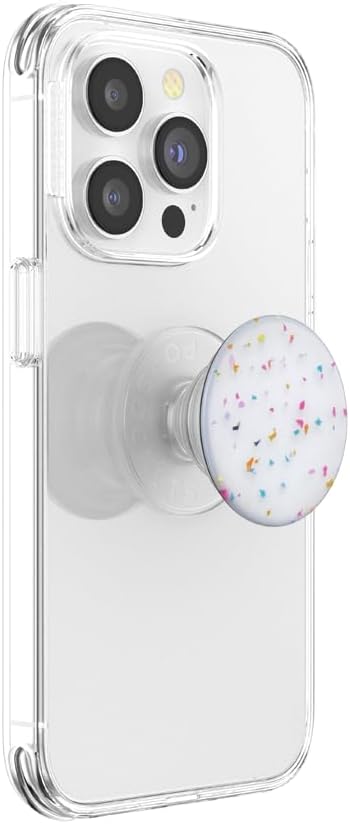 PopSockets Adhesive Phone Grip, Holder- Circus Regrind | Secure Comfortable Hold, Anti-Drop, Kickstand, Rainbow, Colorful, Light Blue, Baby