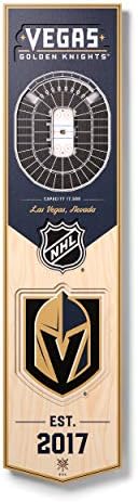 YouTheFan NHL Vegas Golden Knights 3D 8 x 32 Stadium Banner