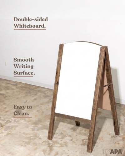 Ilyapa A Frame Whiteboard Easel Sign 18x31.5 in - Sandwich Signs Outdoor