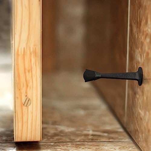 Design House Cast Door Stop, Matte Black