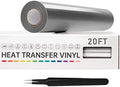 VinylRus Heat Transfer Vinyl, Silver, 12" x 20ft